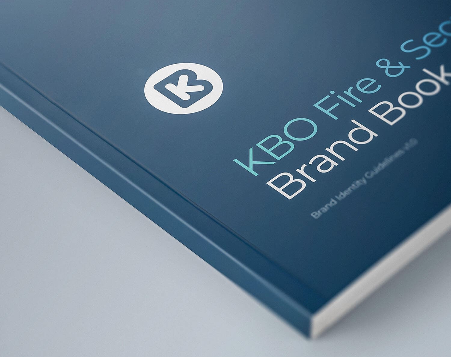 Brand guidelines for KBO Fire & Security Brand design refresh