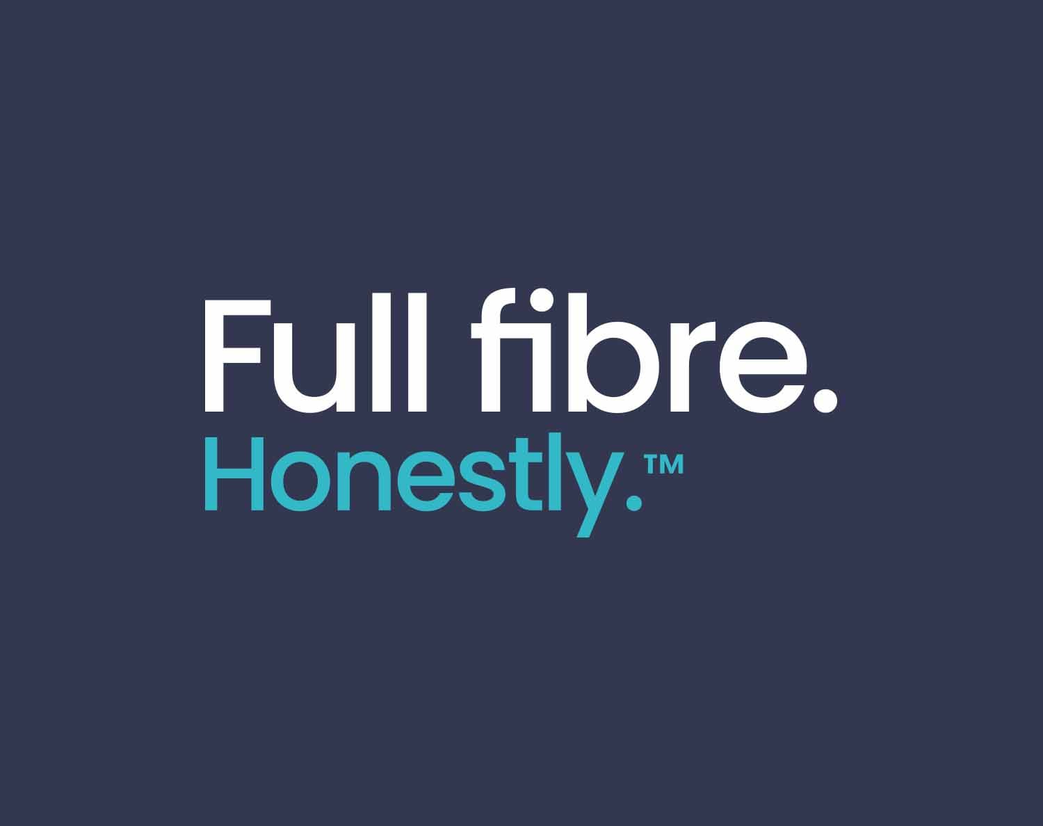 The tagline "full fibre honestly" for Giganet