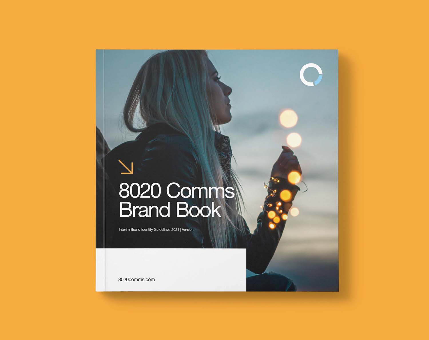 Brand guidelines for Travel PR Agency 8020 Communications designed by Crux Design Agency