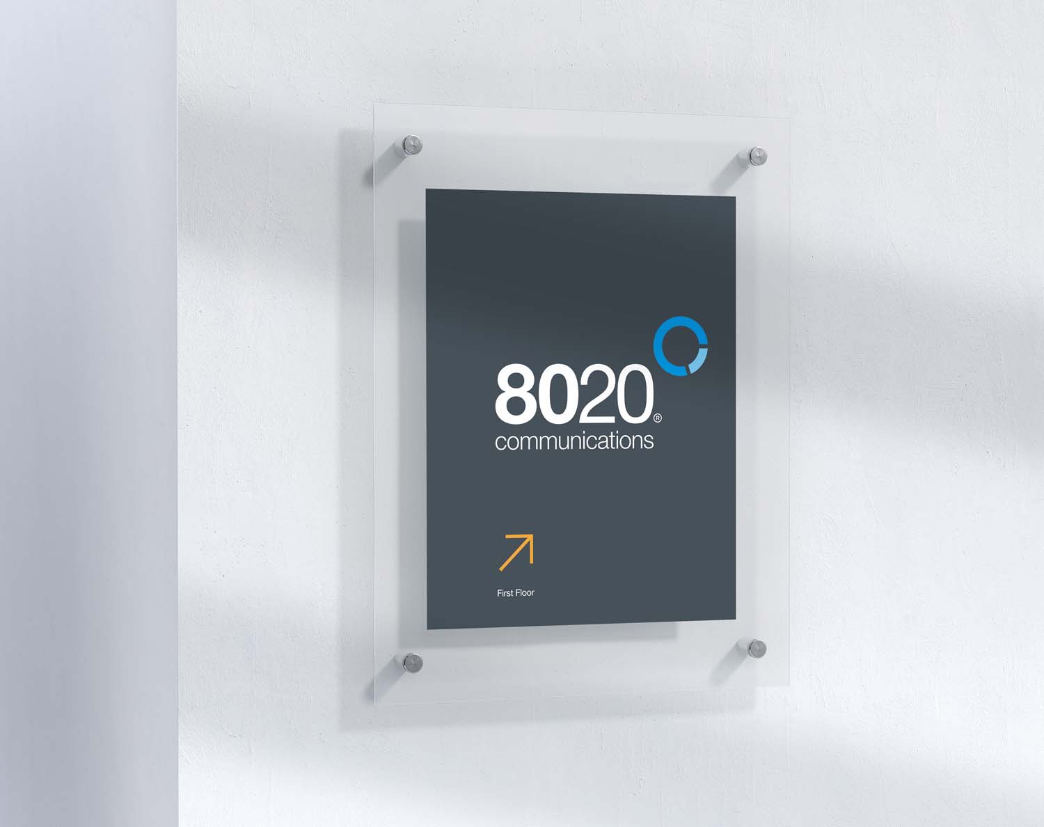 8020 signage design - perspex