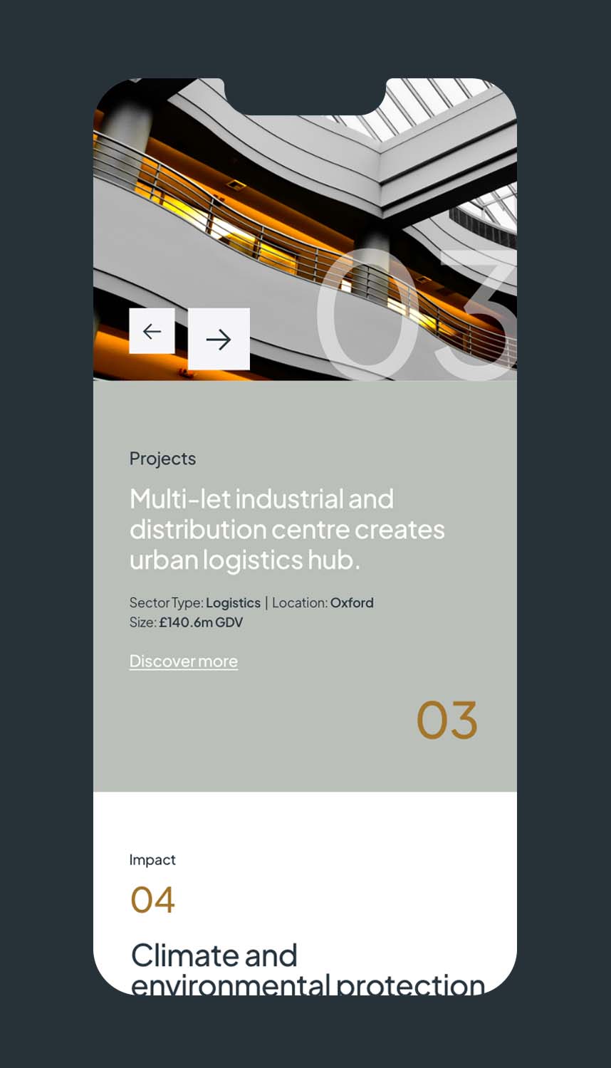 Harleyford Capital - Private equity web design Mobile Screen 05