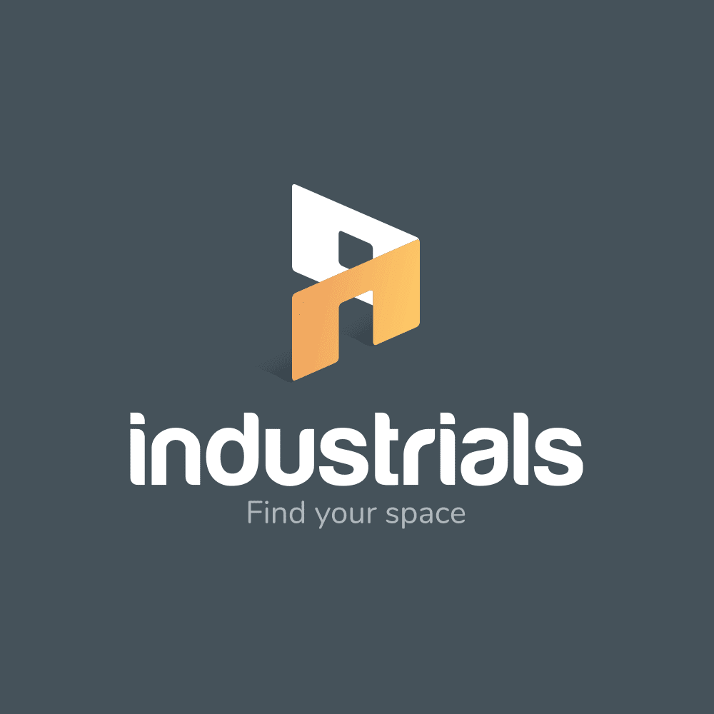 Brand identity / logo for Industrials created by Crux Design Agency