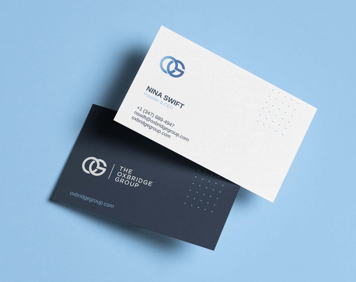 The Oxbridge Group - Business Card design