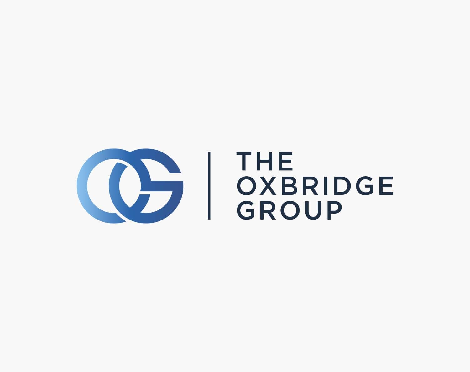 The Oxbridge Group - Executive Search horizontal logo design