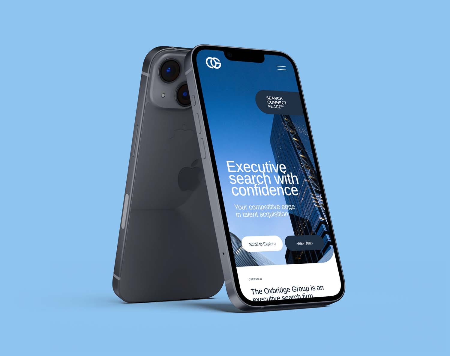 The Oxbridge Group - Mobile web design